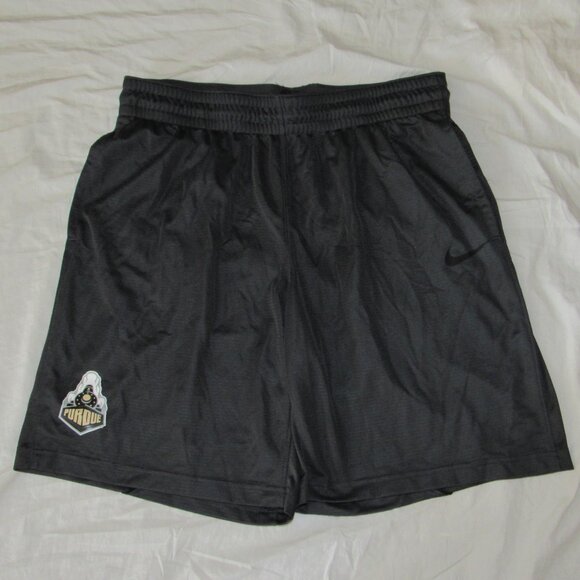 NIKE DRI-FIT PURDUE Training Shorts Stretch Mens XL Gray Basketball Pickleball - Picture 1 of 4